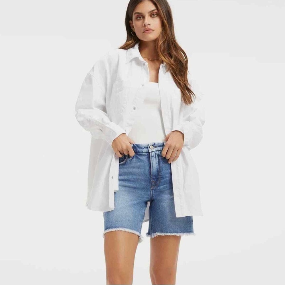 Good American Blue Jean Shorts